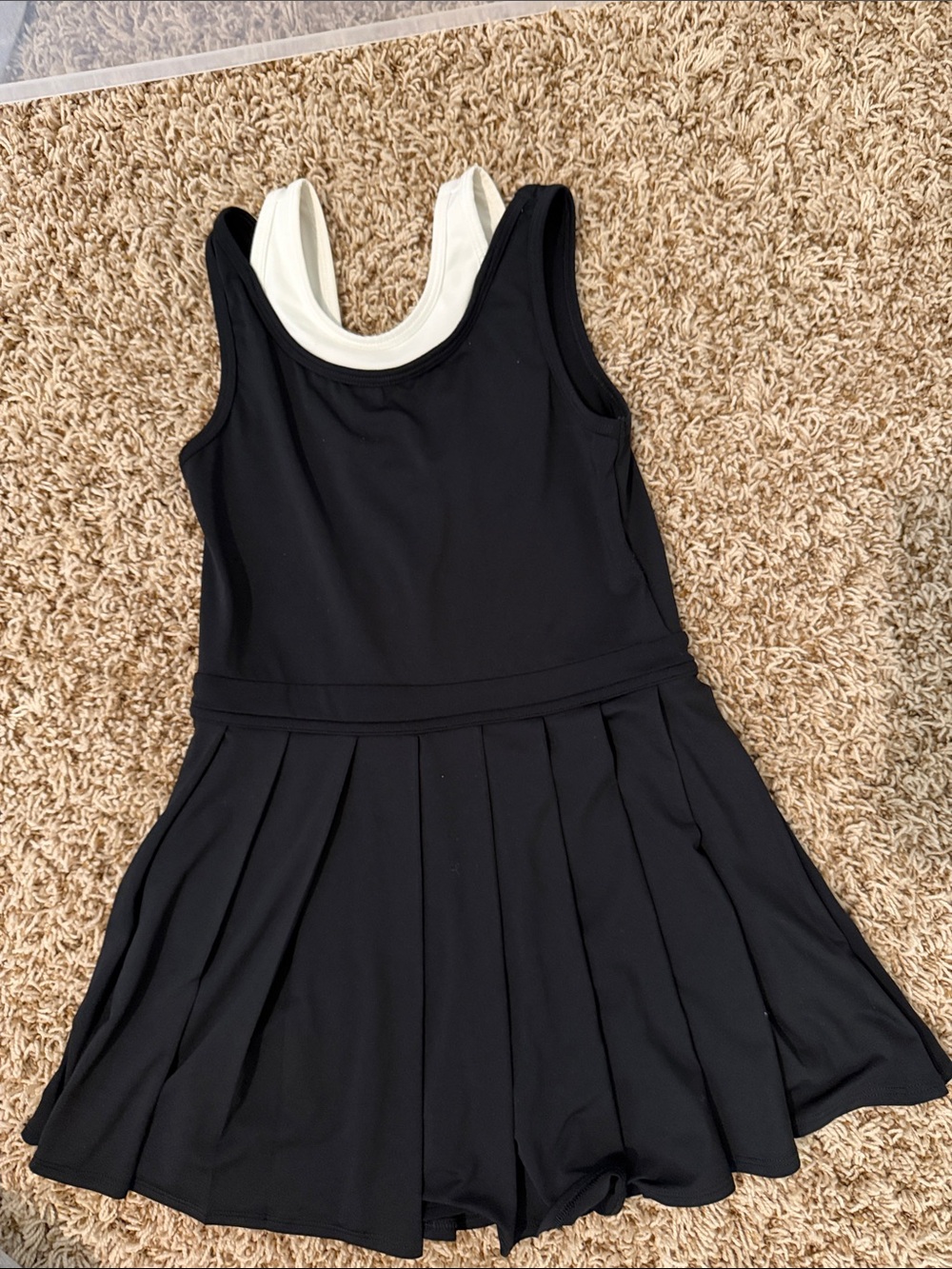 abercrombie kids Black and White Tank Dress